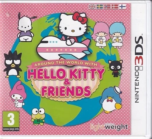 Around the world with Hello Kitty & Friends - Nintendo 3DS Spil (B Grade) (Genbrug)